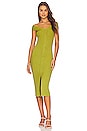 view 1 of 3 Isla Sleeveless Midi Dress in Vegetal
