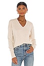 view 1 of 4 Spencer Cashmere V Neck Sweater in Oatmeal