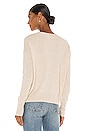 view 3 of 4 Spencer Cashmere V Neck Sweater in Oatmeal