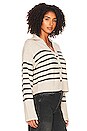 view 2 of 4 Lyon Knit Cardigan in Marble Stripe