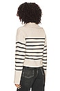 view 3 of 4 Lyon Knit Cardigan in Marble Stripe