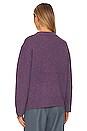 view 3 of 4 Solomon Pullover in Aubergine