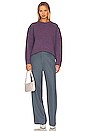 view 4 of 4 Solomon Pullover in Aubergine