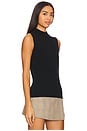 view 2 of 4 Amari Cashmere Tank in Black