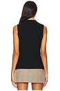 view 3 of 4 Amari Cashmere Tank in Black