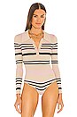 view 2 of 5 Misto Bodysuit in Sable & Soft Pink