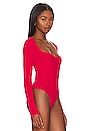 view 3 of 5 Seville Bodysuit in Red