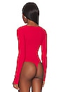 view 4 of 5 Seville Bodysuit in Red