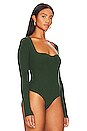 view 3 of 5 Seville Bodysuit in Forest Green
