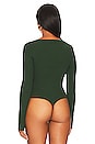 view 4 of 5 Seville Bodysuit in Forest Green