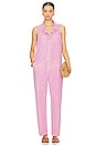 view 1 of 3 Braxton Jumpsuit in Pink Fondant