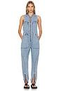 view 2 of 4 JUMPSUIT DENIM LILLY in Salty Dog