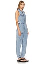 view 3 of 4 Lilly Denim Jumpsuit in Salty Dog