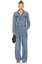view 1 of 3 Izzy Denim Overall in Salty Dog