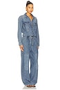 view 2 of 3 Izzy Denim Overall in Salty Dog
