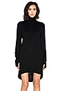 view 1 of 5 タートルネックドレス in Jet Black
