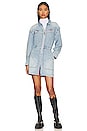 view 1 of 4 Chambray Olivia Dress in Ocean