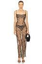 view 1 of 3 Jagger Maxi Slip Dress in Leopard Print
