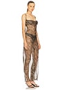 view 2 of 3 Jagger Maxi Slip Dress in Leopard Print
