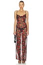 view 1 of 3 Jagger Flower Slip Dress in Red