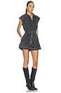 view 2 of 3 Rogue Aviator Mini Denim Dress in Washed Black
