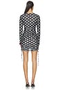 view 3 of 3 MINIVESTIDO POLKA DARLING in Black And White Polka Dot
