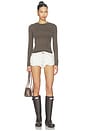 view 7 of 7 Bandits Low Waist Denim Short in White Beauty