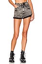view 1 of 4 Le Loop Bandits High Waist Short in Rodeo Grey