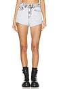 view 1 of 4 Bandits High Waist Denim Short in Bianco