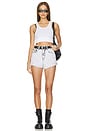 view 4 of 4 Bandits High Waist Denim Short in Bianco