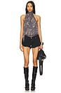view 5 of 6 Dukes Low Waist Mini Denim Short in Black Oak
