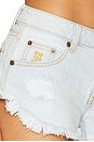 view 6 of 6 Dukes Low Waist Denim Short in Cyber Blue