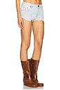 view 2 of 6 Bandits Low Waist Denim Short in Cyber Blue