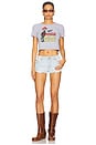view 5 of 6 Bandits Low Waist Denim Short in Cyber Blue