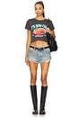 view 5 of 6 Bandits Low Waist Denim Shorts in Phoenix Blue