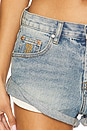view 6 of 6 Bandits Low Waist Denim Shorts in Phoenix Blue