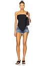 view 5 of 6 Bonitas Low Waist Denim Short in Deep Pacifica