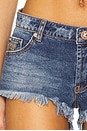 view 6 of 6 Bonitas Low Waist Denim Short in Deep Pacifica