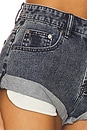view 6 of 6 Bandits Low Waist Denim Short in Indigo Blue
