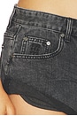 view 6 of 6 Bandits Low Waist Denim Shorts in Washed Black