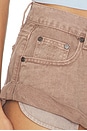 view 6 of 6 Bandits Low Waist Denim Shorts in Espresso Brown