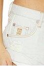 view 6 of 6 Bandits Low Waist Denim Shorts in Arctic Blue