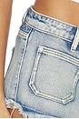view 6 of 6 Retro Dukes Low Waist Mini Denim Shorts in Hendrixe