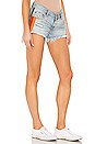view 2 of 4 Retro Stripe Bonita Low Waist Denim Short in Montana