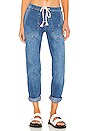 view 1 of 4 Shabbies Drawstring Boyfriend Jeans in Resort Blue