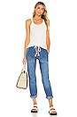 view 4 of 4 Shabbies Drawstring Boyfriend Jeans in Resort Blue