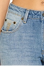 view 6 of 6 Truckers Mid Waist Straight Leg Jeans in Blue Malt