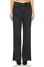 view 1 of 6 Low Slung Straight Leg Billie Jean in Faded Black
