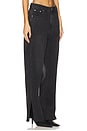 view 2 of 6 Low Slung Straight Leg Billie Jean in Faded Black