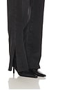 view 6 of 6 Low Slung Straight Leg Billie Jean in Faded Black